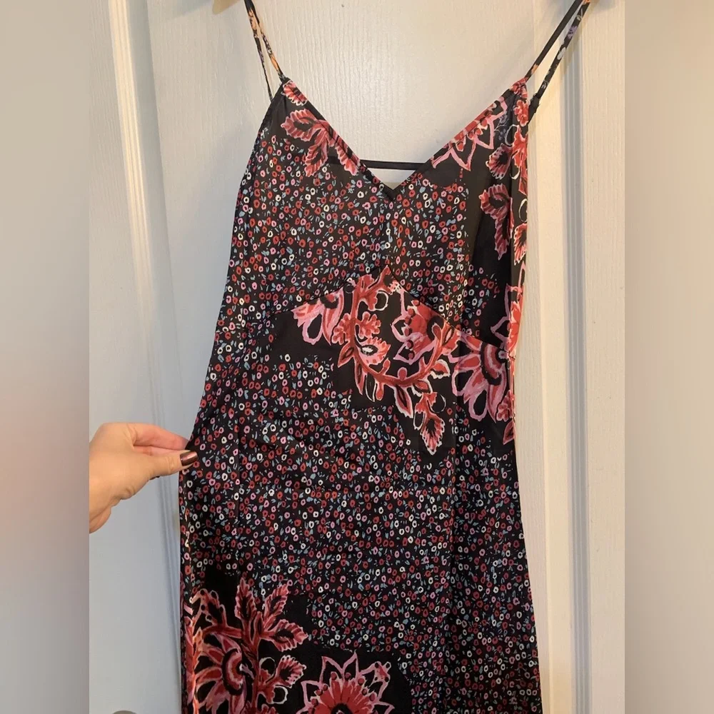 Free People Intimately Your Better Side Floral Print Midi Slip Dress Size S NWT - Picture 4 of 6